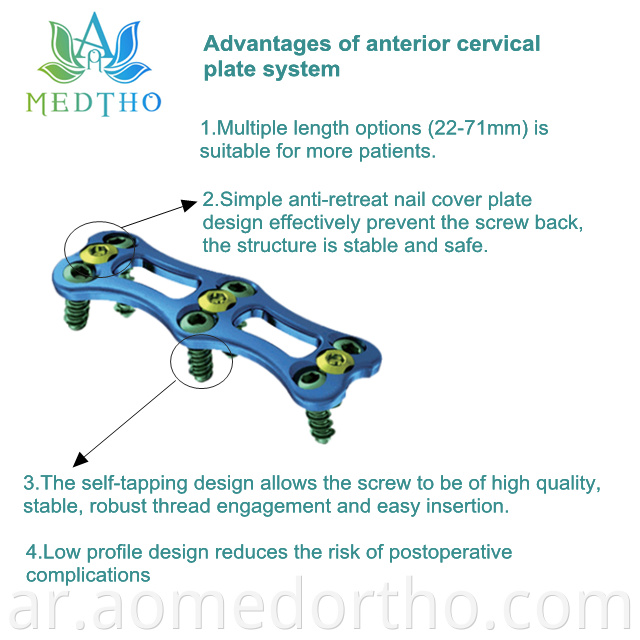 ANTERIOR CERVICAL PLATE